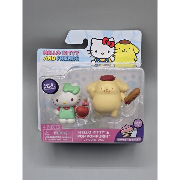 Hello Kitty & Friends Jazwares Series 1 Figure Packs Keroppi, Tuxedosam, Pompom‎ - Picture 2 of 5